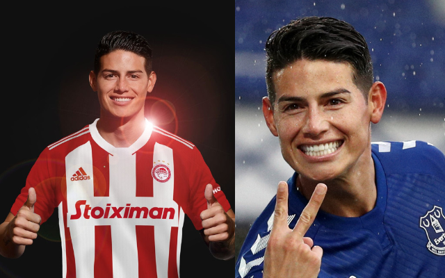 Former Real Madrid and Everton star James Rodriguez set to join Greek Giants Olympiacos